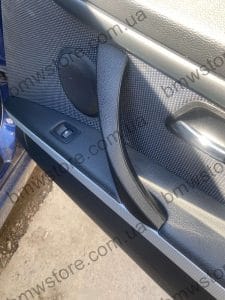 Ручка передня/задня права BMW Е90\91\92\93 2004-2012 у зборі дві частини Чорна 51416971312