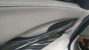 Накладка ручки салону водійська BMW F01\F02 Чорна 51419115501