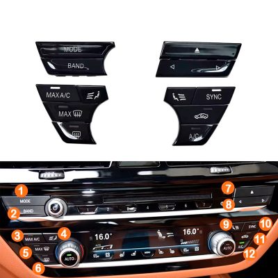 Кнопки управління клімат контролем на BMW 5 6 7 Series G30 G11 G12 G32 чорного кольору 61316834463
