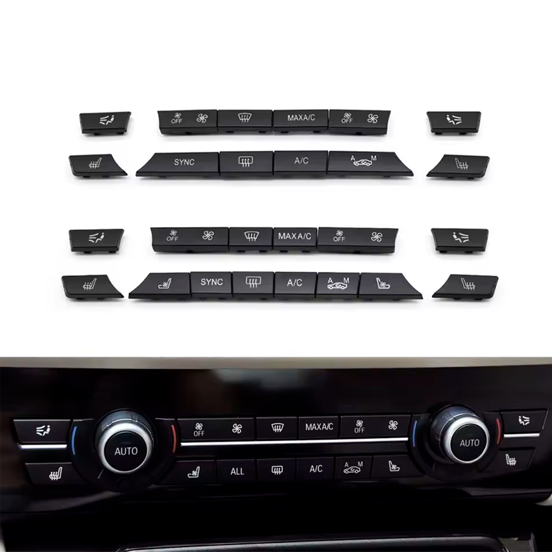 Комплект кнопок блоку клімат контролю, кондиціонера BMW F10 F11 F01 F02 F15 F16