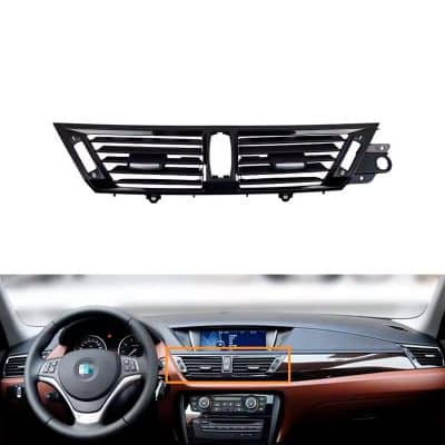 Вентиляційна решітка (центральний дефлектор) BMW X1 E84 2010-2015 Piano Black 64229258354