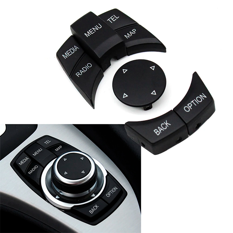 Кнопки джойстика мультимедіа (MEDIA) iDrive CIC BMW X1 X5 X6 E84 E90 E91 E92 E70 E71 E60 E87 65829334611