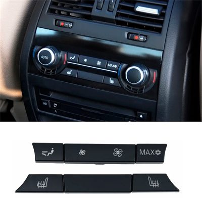 Комплект кнопок заднього блоку клімат контролю, кондиціонера BMW F10 F11 F07 F01 F02 F12 F06 (6 шт.)