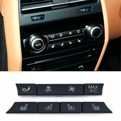 Комплект кнопок заднього блоку клімат контролю, кондиціонера BMW F10 F11 F07 F01 F02 F12 F06 (7 шт.)