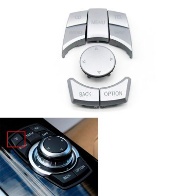 Кнопки джойстика мультимедіа iDrive CIC BMW F01 F02 F06 F07 F10 F11 F20 X5 F15 X6 F16 X3 F25 X4 F26 F30 F34 F36 Silver 65829206446