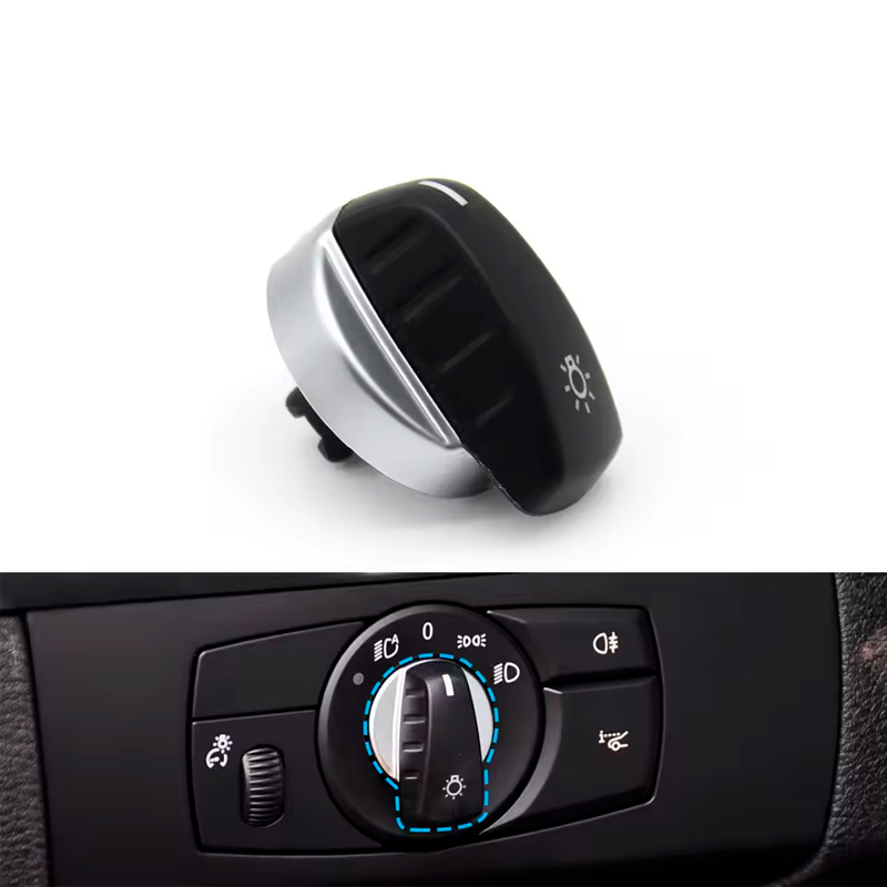 Накладка (кришка) перемикача світла передніх фар BMW X5 X6 Z4 E60 E70 E71 E72 E89 61319134725