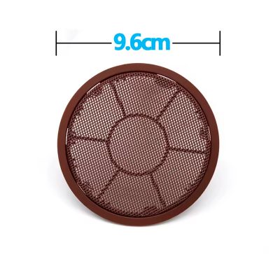 Накладка сітка динаміка передня (задня) BMW X5 X6 X3 X4 5GT E70 E71 E72 F25 F26 F07 Red Brown 51417216849