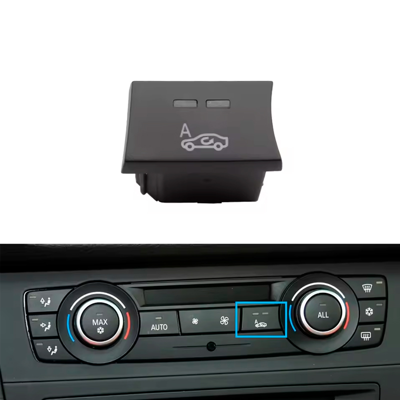 Кнопка панелі клімат-контролю, рециркуляції BMW X1 E84 X3 F25 E87 E90 E91 E92 E93 64119344143