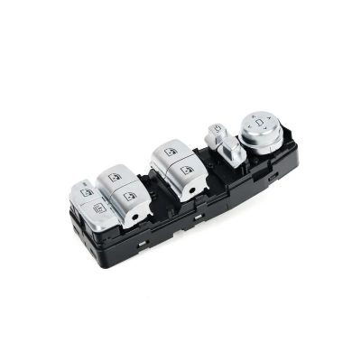 Блок кнопок склопідйомника BMW G01 G02 G05 G06 G07 G11 G12 G30 G31 G32 G20 G28 Silver 61319460493 (8 контактів)